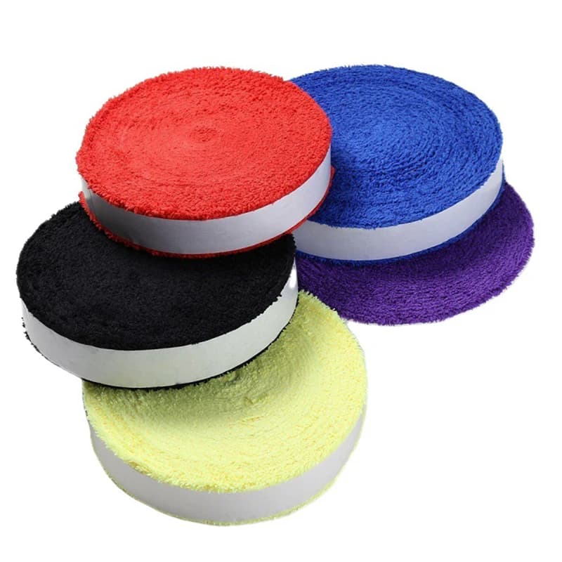Anti-slip and breathable sports tape with fishing rod handle with tennis badminton rack