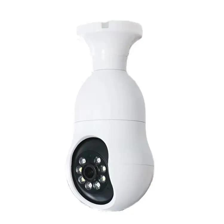 ICSee 3MP 4G Wifi Telecamera per interni grandangolare 360 PTZ Telecomando Visualizza lampadina wireless Telecamera di sicurezza Wifi