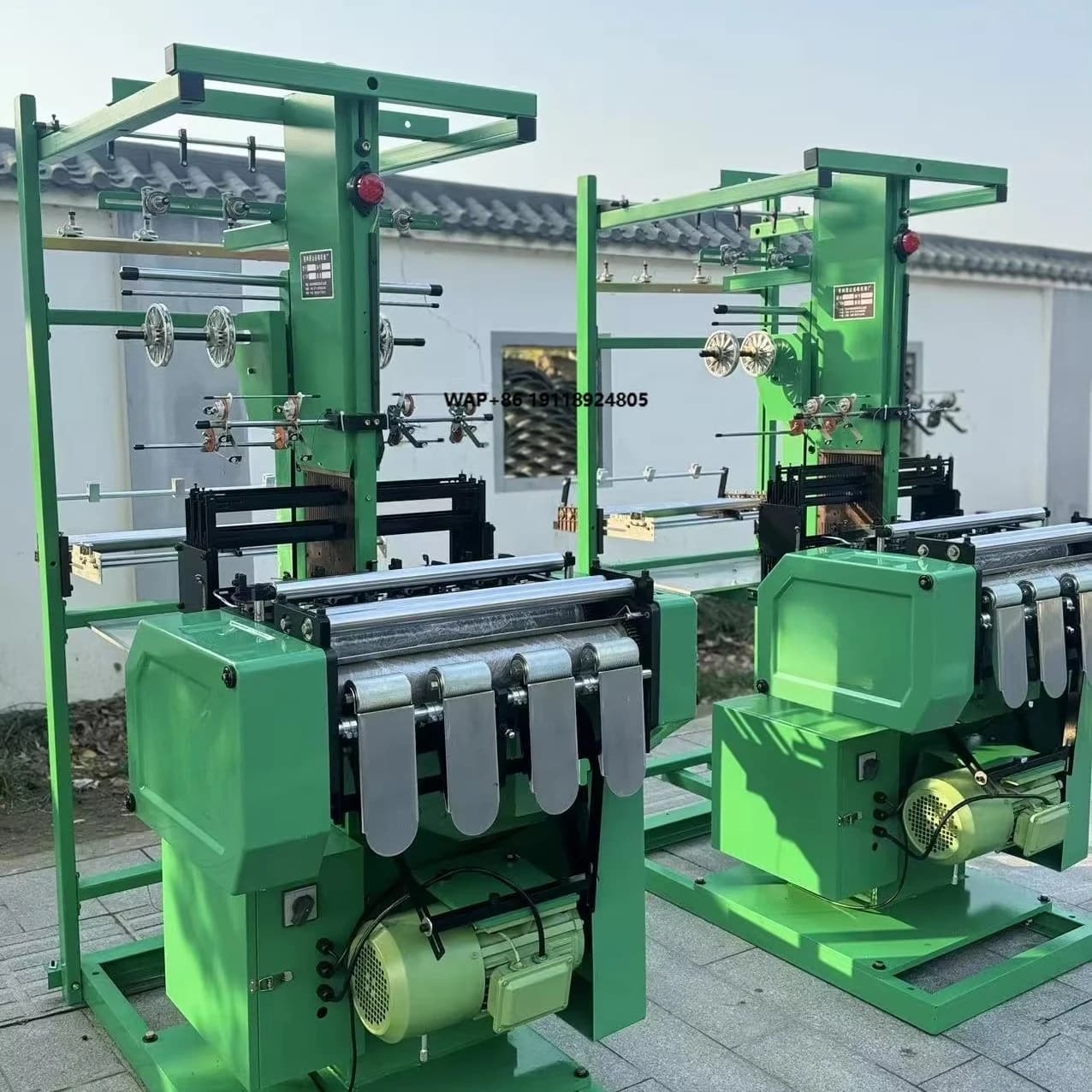 Loom Machine 2 Tape Lines Industry Heavy Narrow Fabric Weaving Machine For Lling