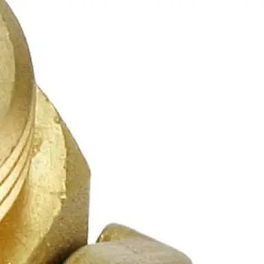 2 Pack Brass Garden Hose Shut Off Valve 3/4 Inch With Extra Washers Golden Water Flow Control Connector For Yard Irrigation