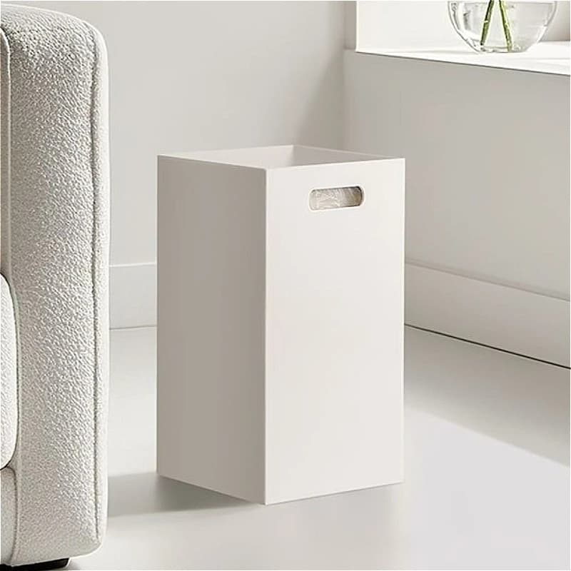 Creative Trash Can Minimalist Handle Cube Trash Cans Bedroom Rectangular Garbage Bin Living Room Office Dormitory Garbage Bins