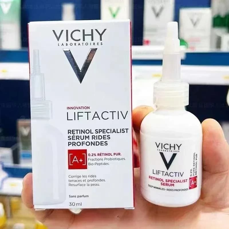 Siero Concentrato Antirughe e Rassodante al Retinolo vz 30ml, Riduce le Linee Sottili per Illuminare il Tono della Pelle