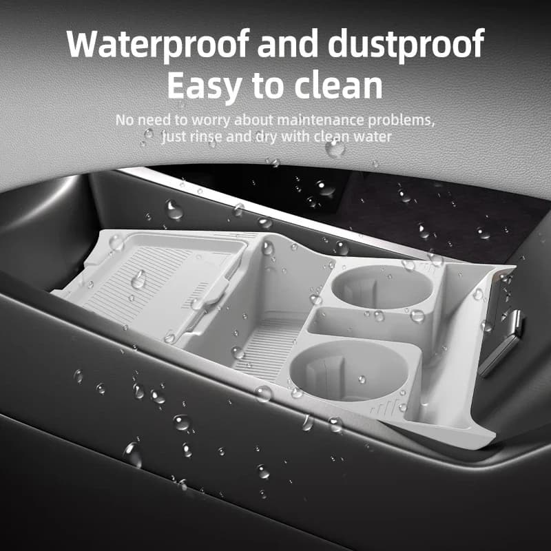 2025 Per BYD Sealion 8 Scatola portaoggetti sotto la console centrale Tang L Tappetino organizer per il controllo centrale in silicone per interni auto