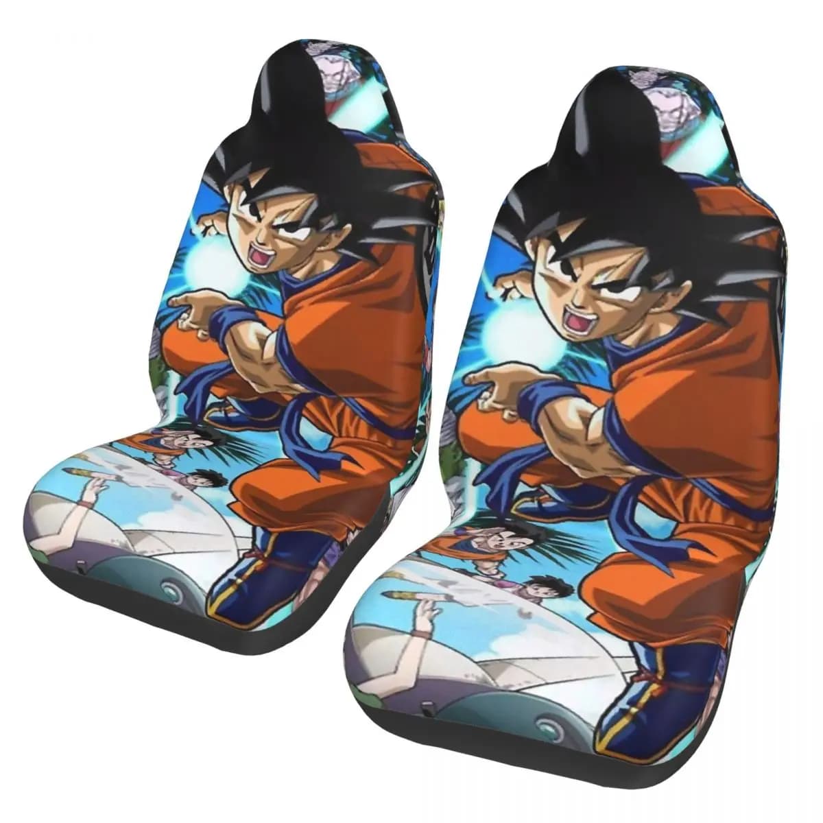 DragonBallZ Car Seat Covers, Universal for Vehicles, SUVs and Trucks