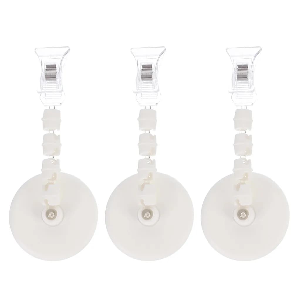 Set di 3 Portaetichette Girevoli in Plastica, Supporto Adesivo da Tavolo per Ristoranti, Negozi, Supermercati, Menu e Cartellini Nome