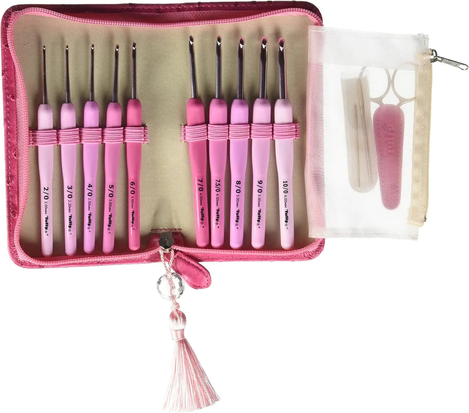Set di Uncinetti Colorati con 8 Misure: 2.0-6.0mm, Perfetti per Progetti di Lavoro a Maglia e Artigianato