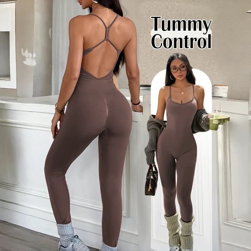 Sleeveless, slim fit, sporty, for fitness, with adjustable shoulder straps, push-up effect, adherent, for yoga, gym and ride