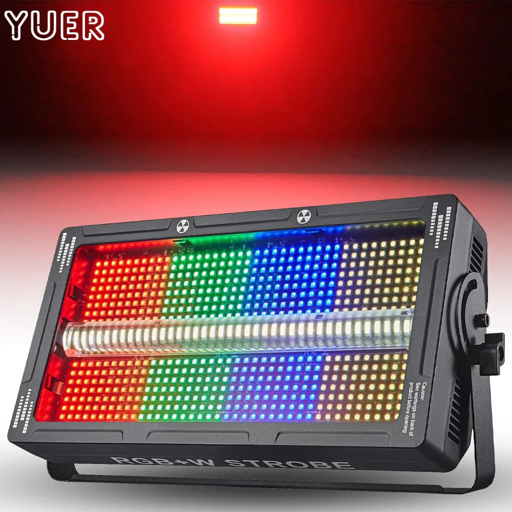 New Atomic M3000W Strobe Light RGBW Wash Flash Effect DMX512 Music Control For Dj Disco Wedding Party Nightclub Stage Lighting