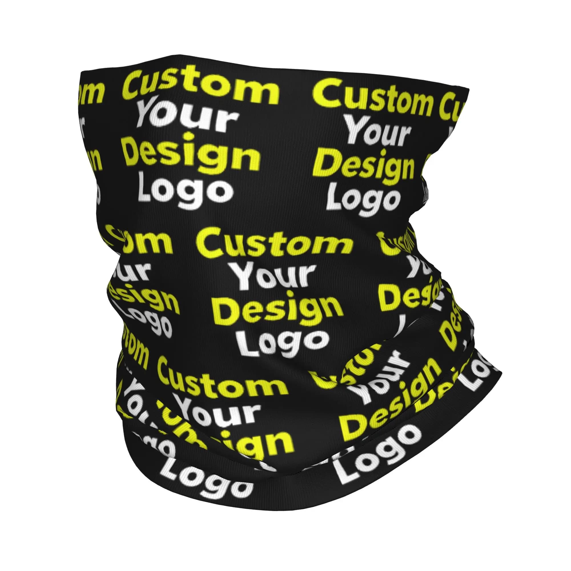 Bandana Personalizzata con Logo su Misura, Scaldacollo per Escursionismo e Ciclismo, Sciarpa Avvolgente per Uomo e Donna, Balaclava Personalizzata con Foto