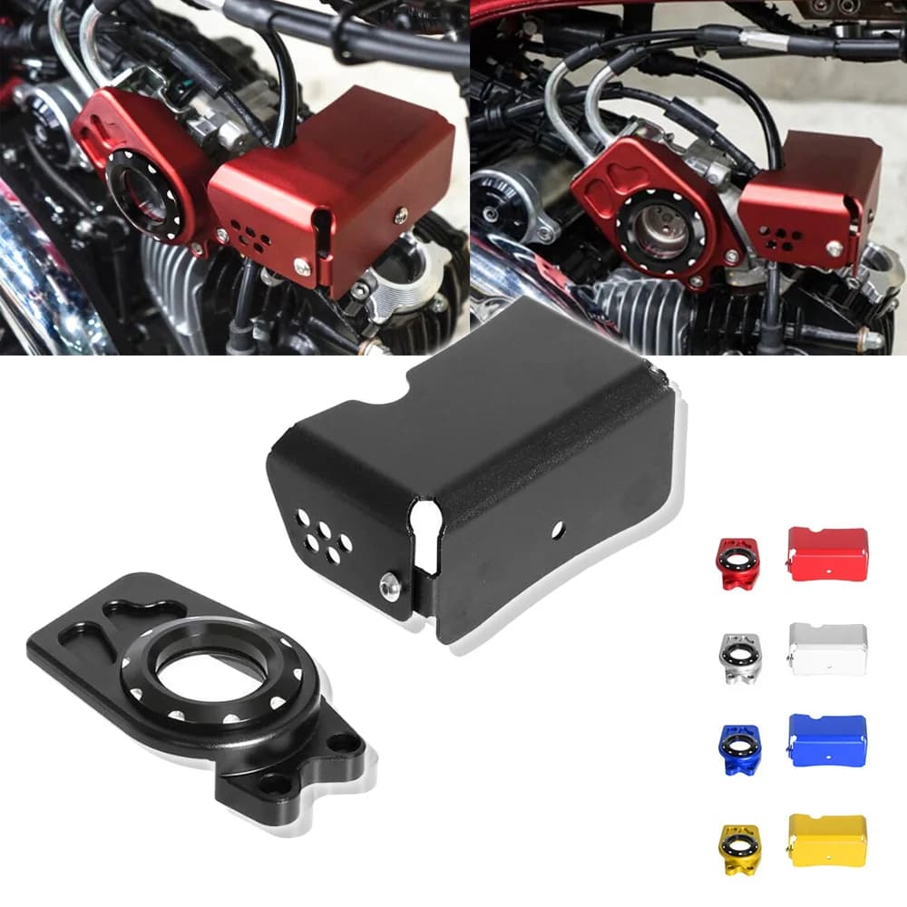 Moto CNC Valvola A Farfalla Corpo Tappo di Copertura Proteggere Guard Set Accessori In Alluminio Per HONDA DAX 125 ST125 ST-125 2022-2024