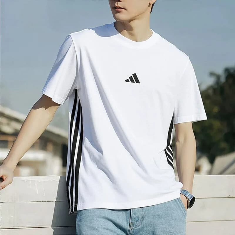 T-shirt Adidas da uomo a maniche corte girocollo casual sportiva estiva 2026 JE6388