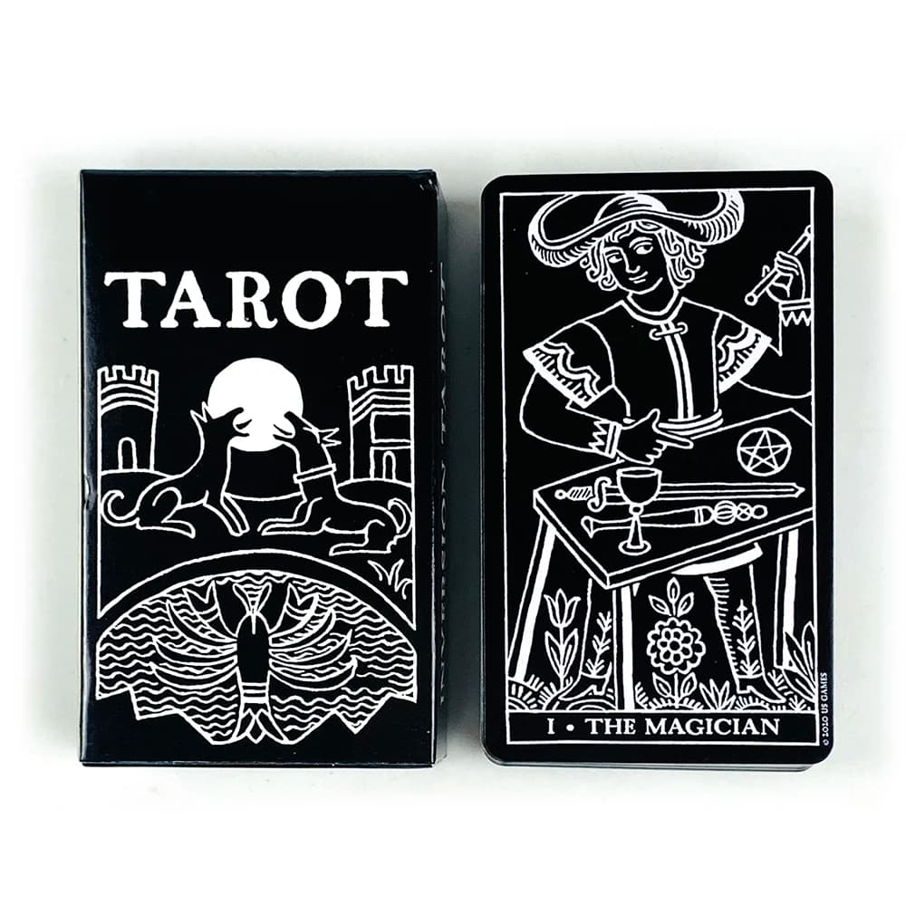 Carte dei tarocchi di vendita calde Carta di intrattenimento per il tempo libero Raccolta di famiglia Mazzo di divinazione Tarocchi Gioco di carte da gioco Regalo di Capodanno