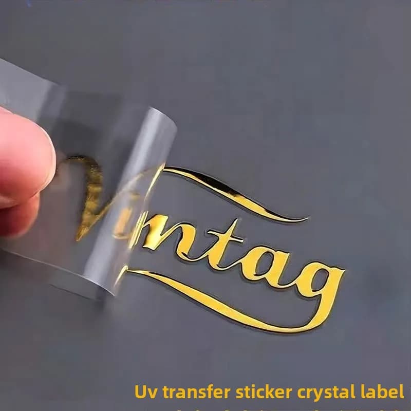 Adesivi Personalizzati con Logo, Etichette Personalizzate per Matrimoni, Adesivi 3D UV DTF Impermeabili, Etichette Fai-da-Te per Regali, Auto, Bottiglie