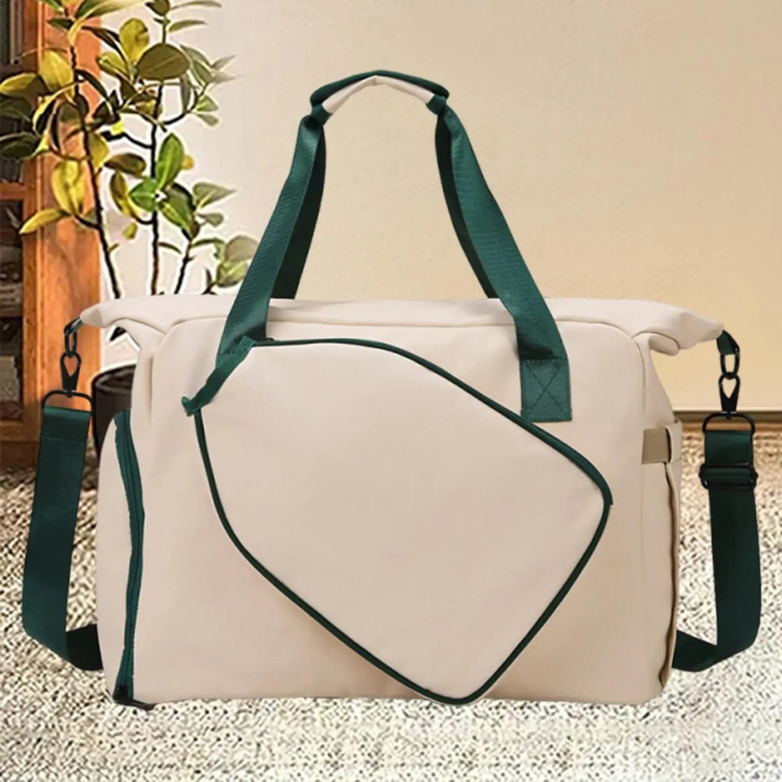 Borsa per Pickleball e Tennis Multifunzione con Cintura Regolabile e Tracolla Leggera