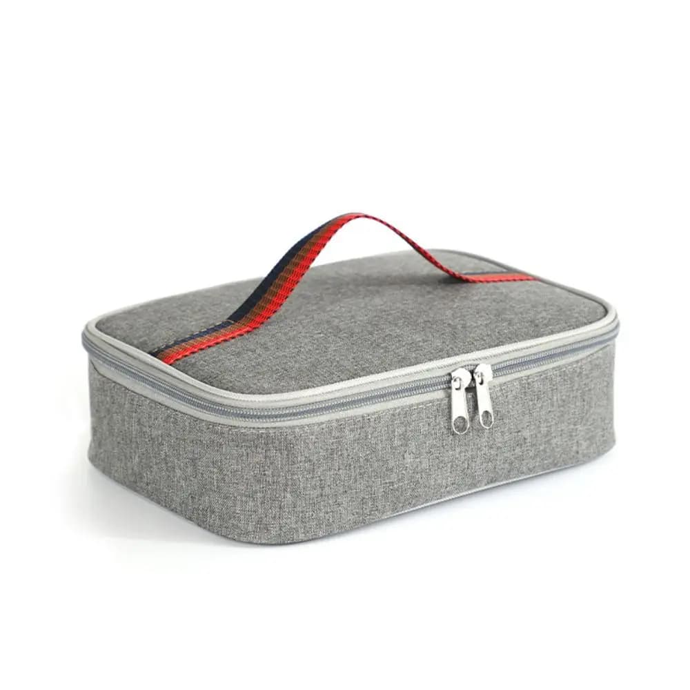 Borsa Termica Quadrata Morbida per il Pranzo, Contenitore Isolato Riutilizzabile, Borsa Portatile per Picnic da Donna