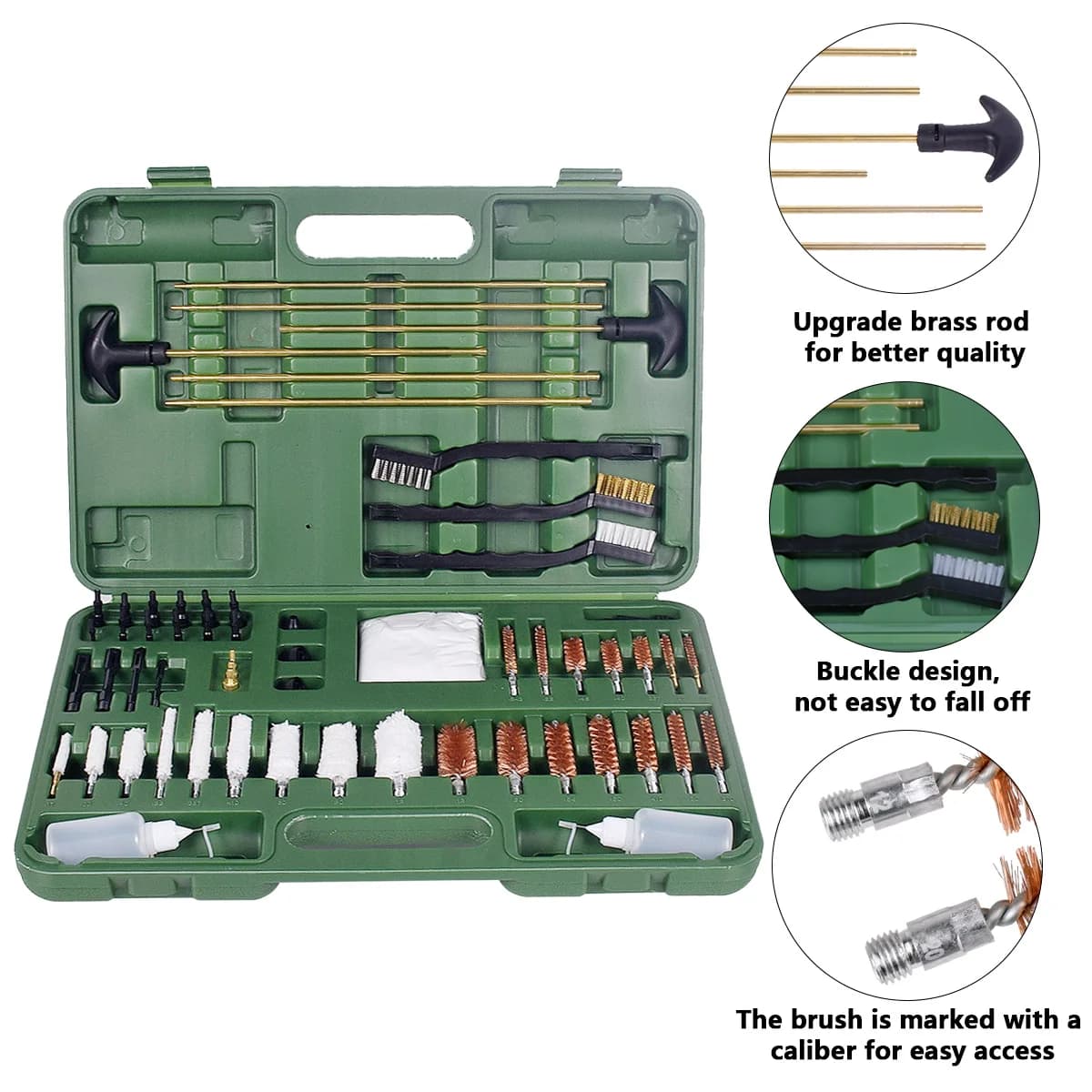 Tactical Cleaning Kit with Brush and Universal Professional Mat
