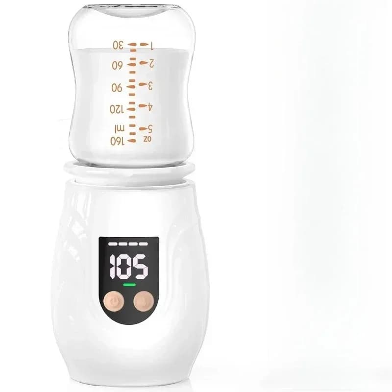 Portable USB Infant Feeding Bottle Warmer with 5 Adapters Travel Milk Feeding Supplies