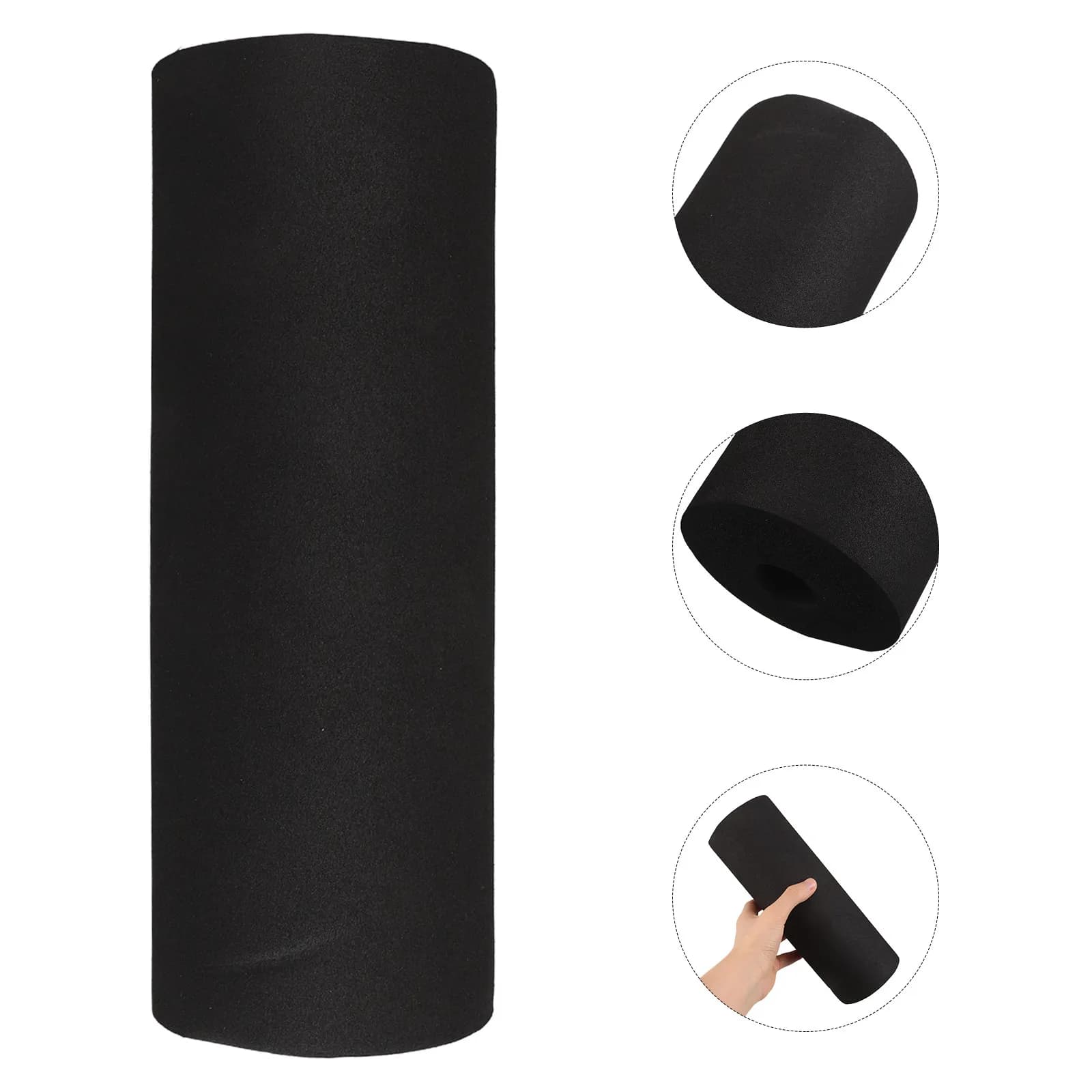 2Pcs Sit-Up Board Replacement Foam Pads Thick Sponge Rollers Leg Extension Machine Fitness Equipment Cushion Covers