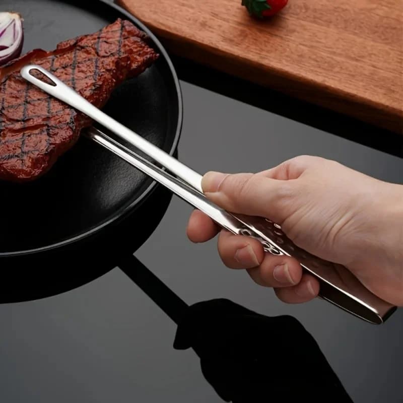 Pinze da Cucina in Acciaio Inossidabile/Accessori per Utensili da Cucina, Componenti, Strumenti, Kit, Set, Nuovo Pezzo, Custodia