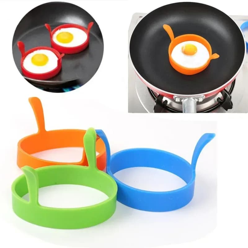 Accessori per cucine miscelatore da cucina utensili per stampi Pancake Home. Strumenti da Bar gadget antiaderenti manico ad anello frittata da pranzo giardino