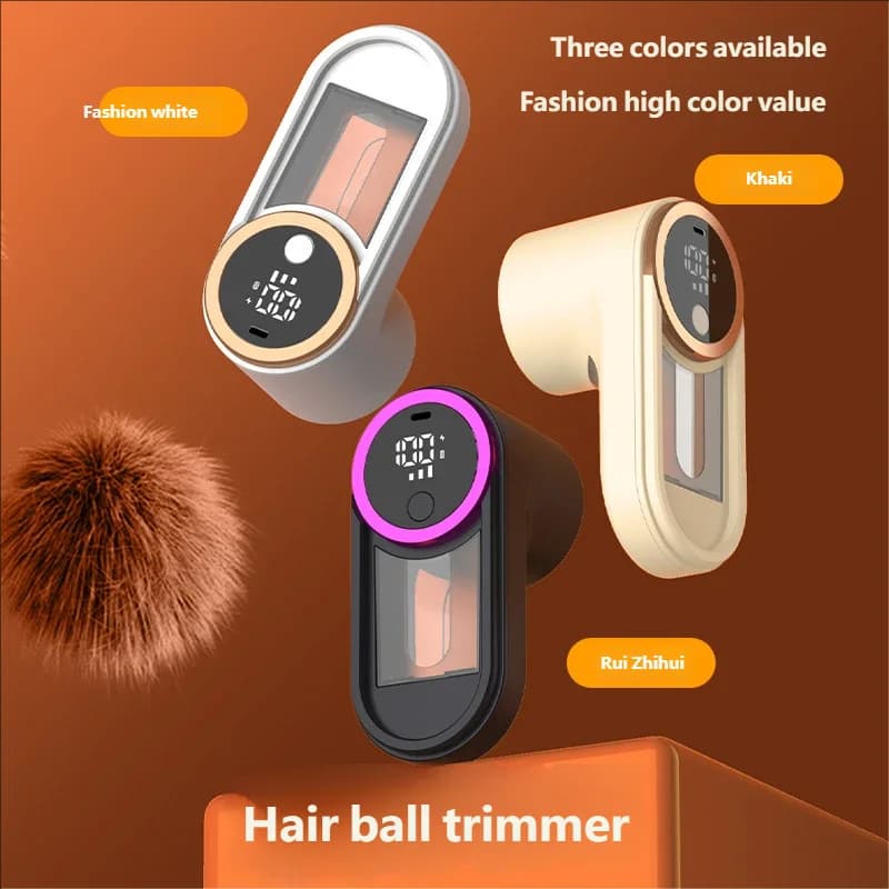 Rechargeable Lint Remover Portable Hair Ball Trimmer Electric Sweater Shaver USB Charge Fabric Fuzz Pill Remover Home Household