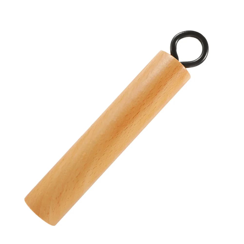 Manico di ricambio in legno per pentole, anti-scottatura, design ergonomico per padelle, pentole per latte e utensili da cucina, robusto, leggero, facile da installare