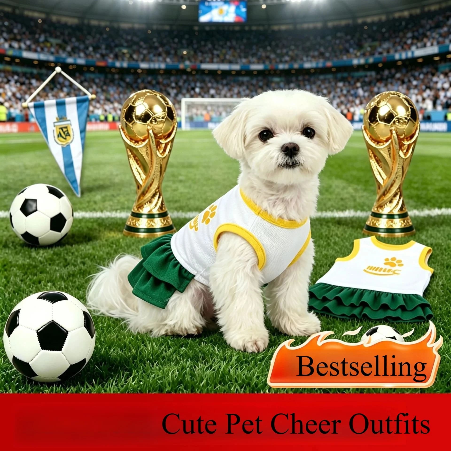 Summer Pet Dress Thin Breathable Anti UV Sunscreen Cute Teddy Small Dog Puppy Costume for Daily Wear And Football Outfit
