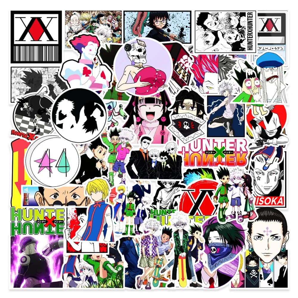10/30/50pcs Classic Anime HUNTER×HUNTER Stickers GON FREECSS Killua Sticker Notebook Laptop Phone Cool Cartoon Decals Wholesale