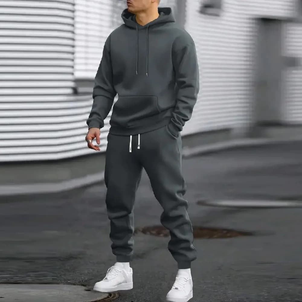 Men's Casual Hoodie and Pants Set, Unit Tint, Two Pieces 2026