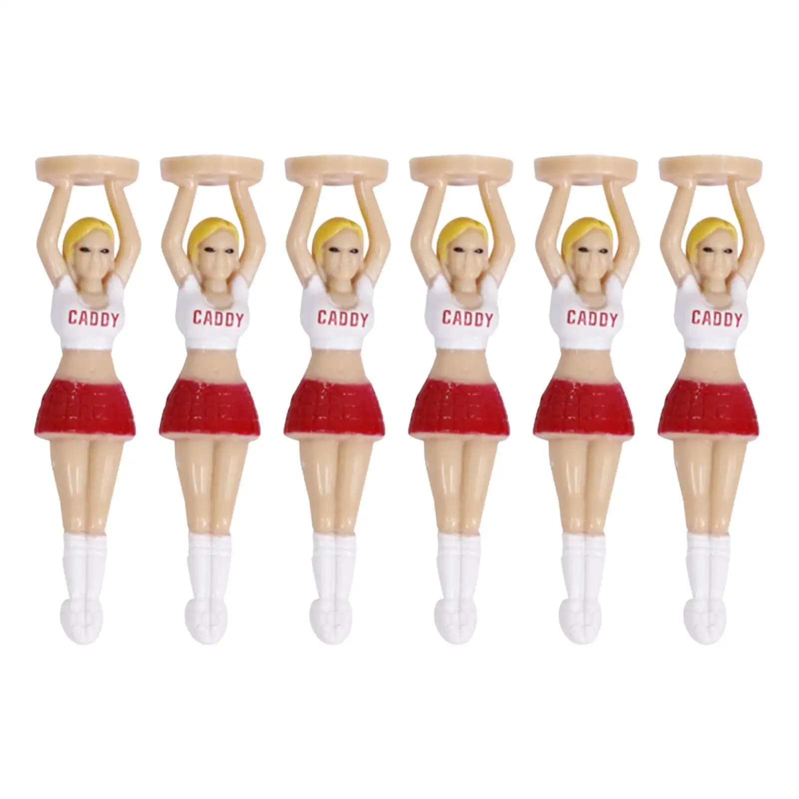 Set di Tee da Golf in Plastica Divertenti e Portatili per Golfisti Donne, Accessori per Giochi Indoor e Outdoor
