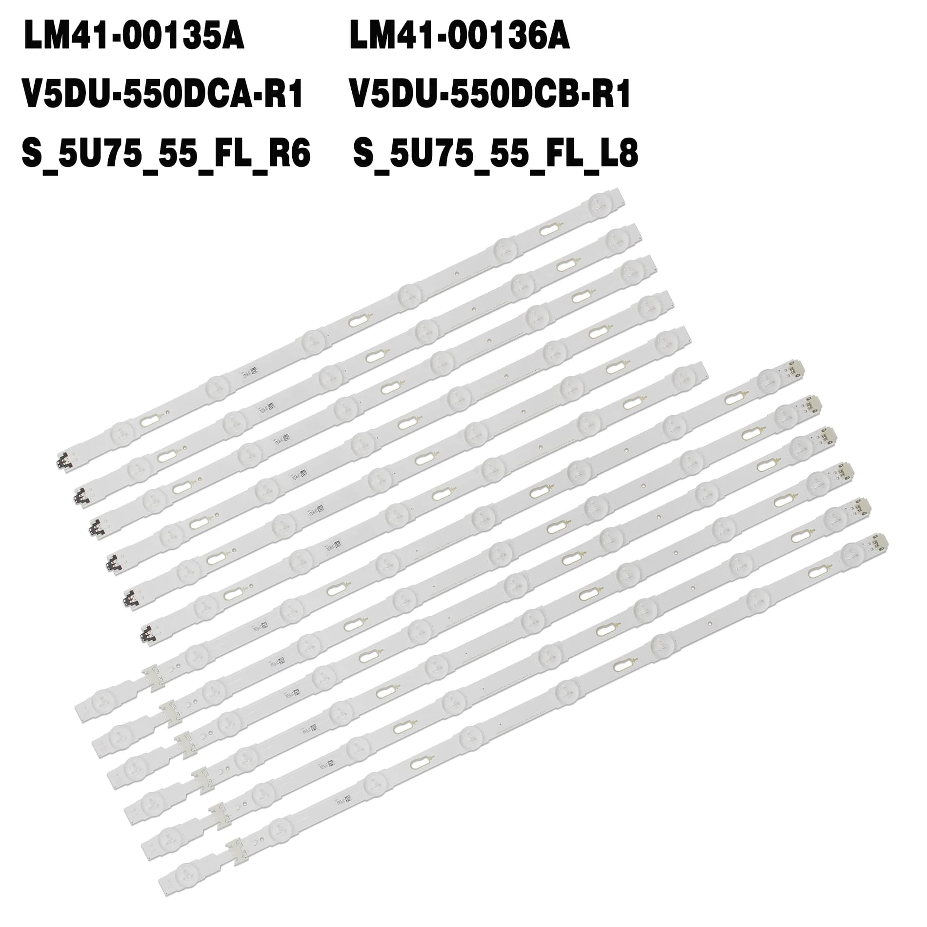LED Backlight strip 14 LAMP UN55KU6000 UE55JU7080 UE55JU6575 UE55JU6600 UE55JU6560 UE55JU7005 UE55JU6515 UE55JU6510 UE55JU7002