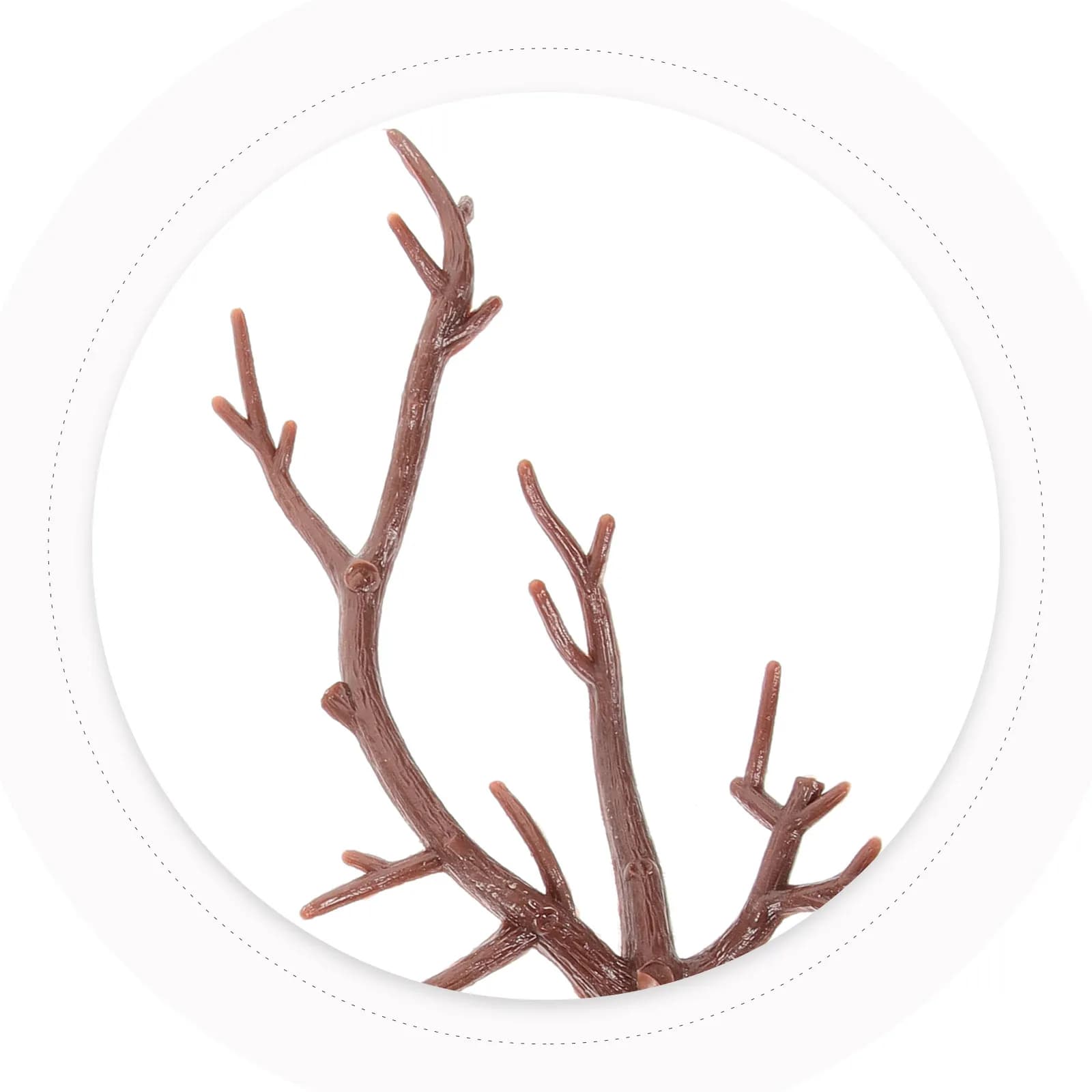 10Pcs Artificial Plastic Antler Branches Dry Tree Twigs DIY Craft Decorative Plant Stems Home Table Decoration