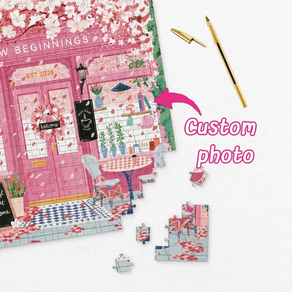 35/300/500/1000pcs, Customized photo puzzle, Perfect holiday gift, wooden souvenir