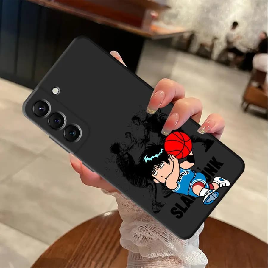 Slams Dunks Custodia morbida per telefono posteriore per Samsung Galaxy A35 A41 A51 A52 A72 A73 A12 A13 A14 A15 A16 A21s A24 A31 A22 A23