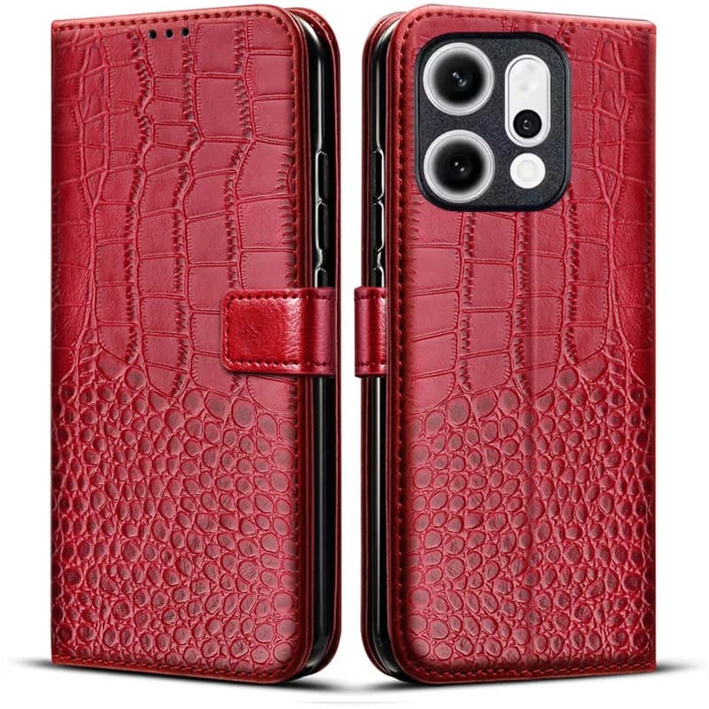 Luxury Wallet Magnetic Flip Leather Case For OPPO Reno14 F 5G Reno 14F Reno14F CPH2743 PLA110 CPH2737 Shockproof Back Cover