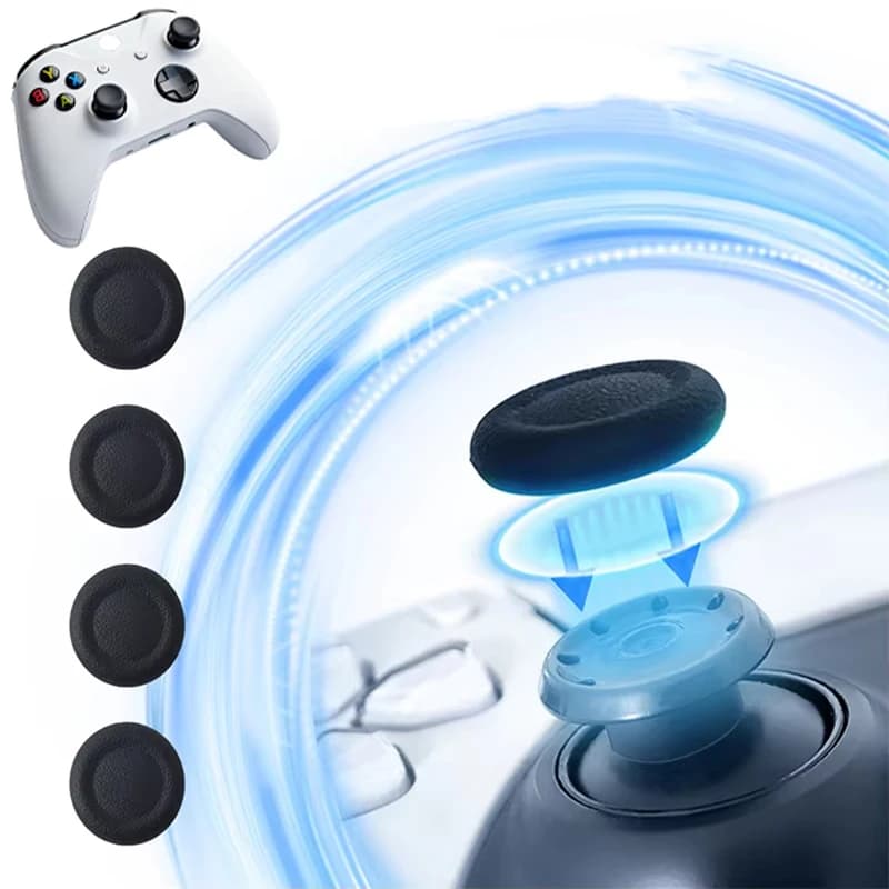 1-3 Pairs Non-Skid Thumb Grip Caps For PS5/PS4 Controller Soft Silicone Joystick Cover Gamepad Analog Stick Repair Accessory Set