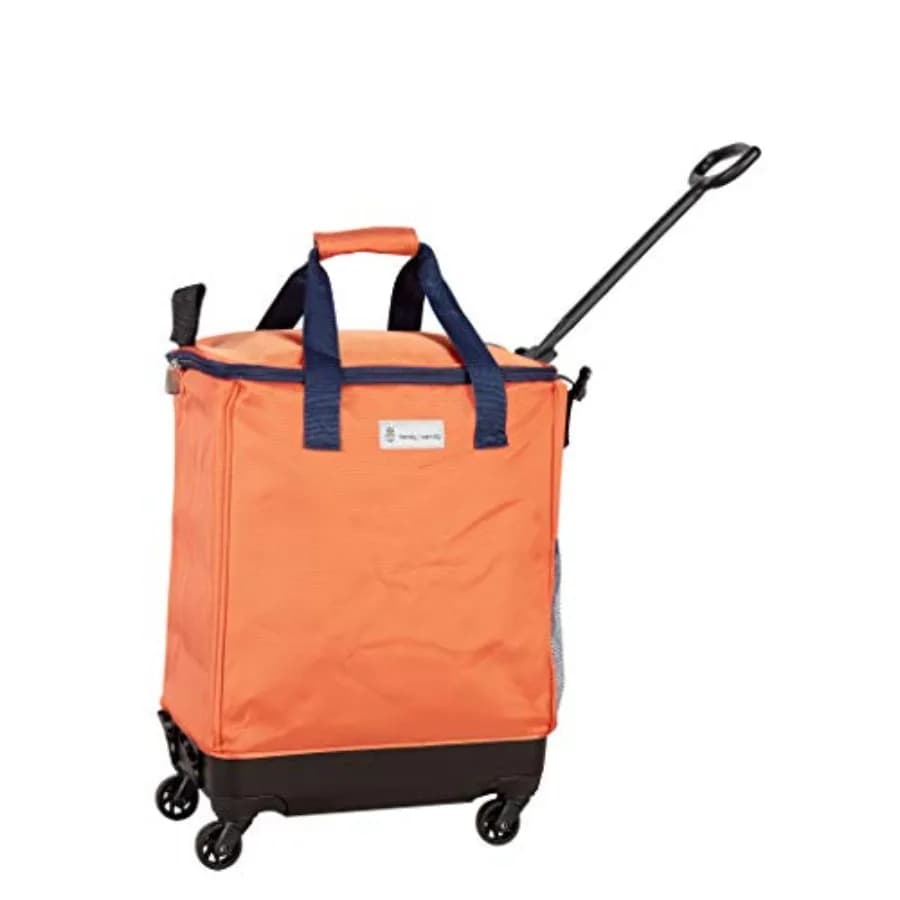 Borsa Pieghevole con Ruote Haul-It, Borsa Multiuso Brevettata Resistente con 8 Ruote Girevoli, Carrello Riutilizzabile per la Spesa e il Bucato, da Viaggio