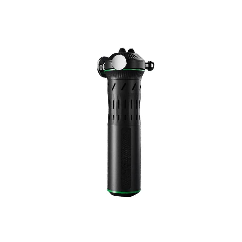 High Frequency Vibration Muscle Massager, Aluminum Alloy, Multi-Head Deep Tissue Massage Gun, 6 Speeds, Pain Relief