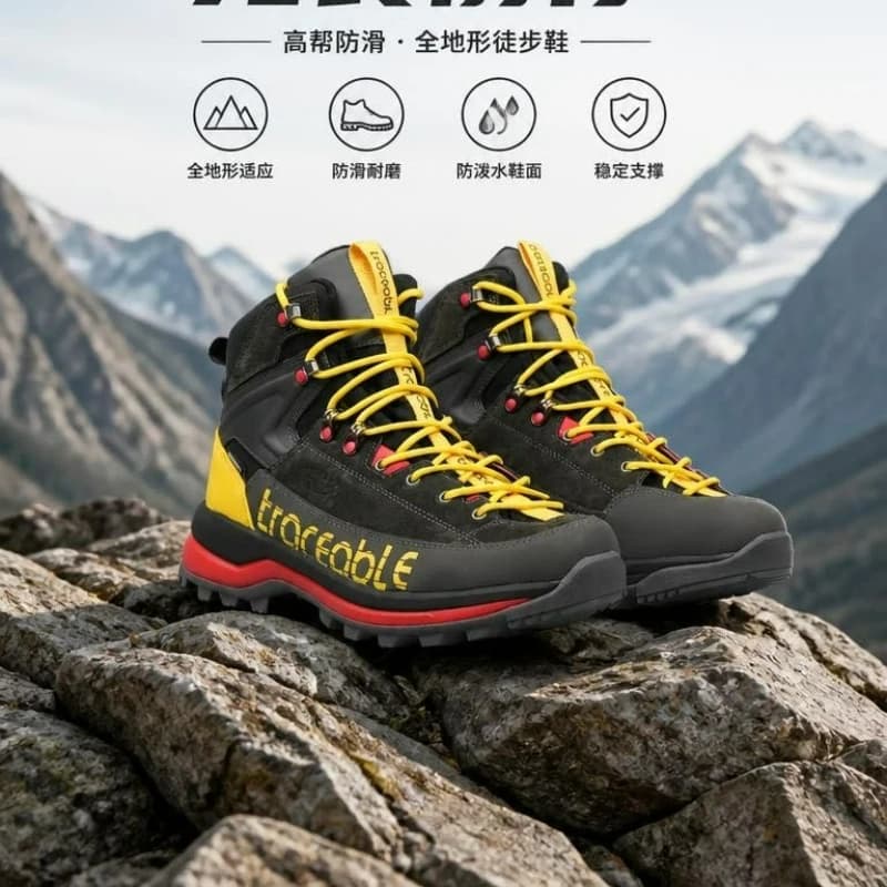 Professional Hiking Shoes Men Women Designer Outdoor Boots Unisex Brand Designer Mountain Shoes Couples Non-Slip Climbing Shoe