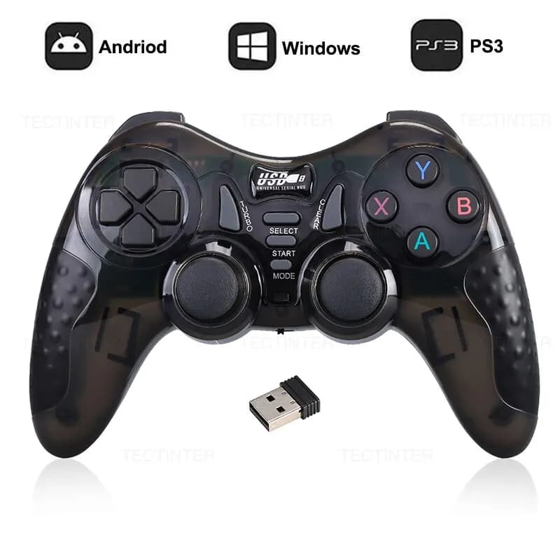 Controller di gioco Wireless da 2.4GHz per accessori PS3 Joystick per PC Controle per Super Console X Pro /TV Box/Gamepad per telefono Android
