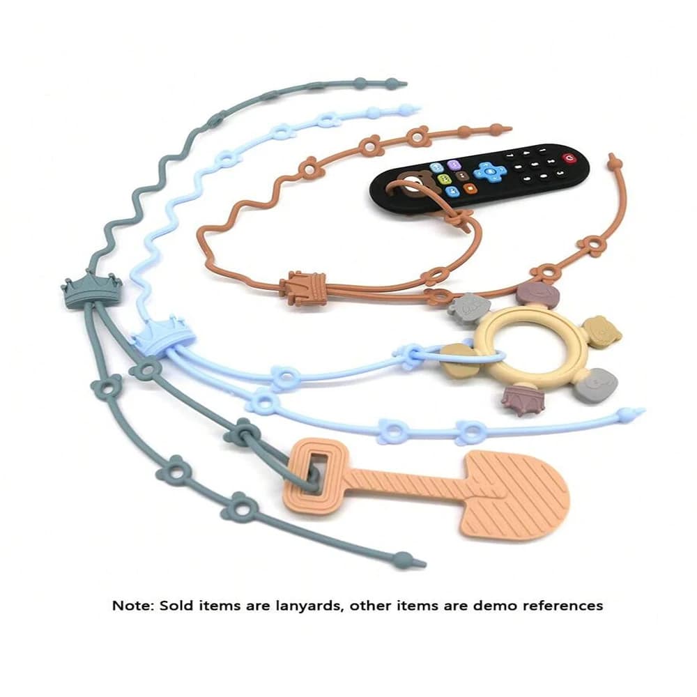 1/3/9 pezzi ciuccio in silicone catena ciuccio bottiglia massaggiagengive giocattoli prevenzione della perdita per articoli da trasporto per bambini prevenzione della perdita