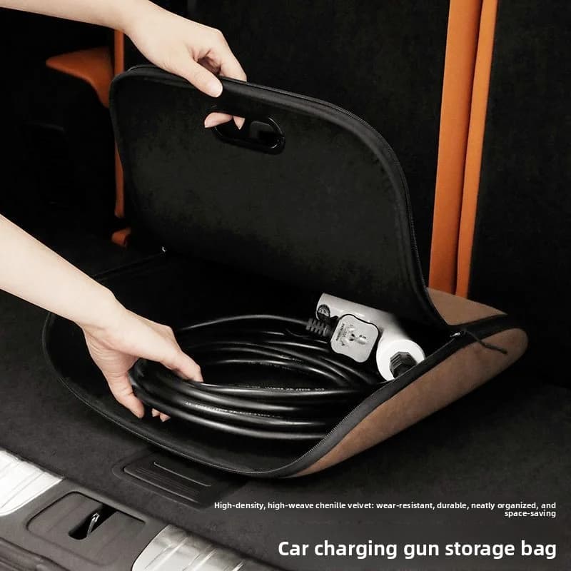 New Energy Vehicle Refill Gun Holder, Electric Vehicle Refill Case, Luggage Charging Cable Organizer Bag