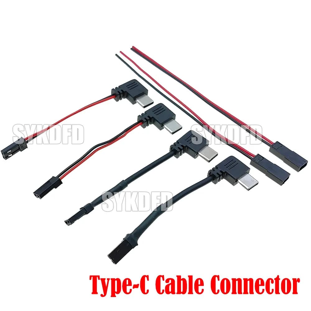 USB-Micro Type C 90 degrees male + JST plug USB connector terminal interface JST/SYP