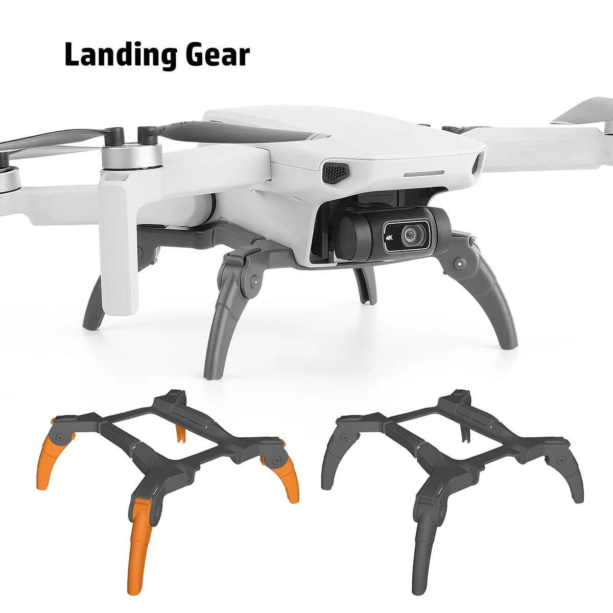 Protect Support Leg Folding Landing Protection Bracket Propeller Cover For DJI Mini 2/SE/ Mini Drone Accessories -Gray