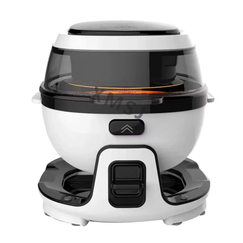Tostapane caldo Forno a convezione Friggitrice ad aria Nuovo prodotto Elettrico digitale Senza olio Grande potenza 6L Chip di plastica PTFE Rotondo per uso domestico