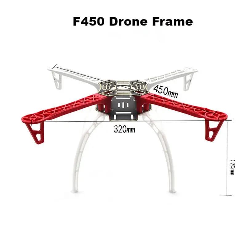 Angeltoy F450 Drone Kit With 450 Frame flight control copter Quadcopter BLHELI 30A 2212 Motor ESC wifi moduleWith Landing Gear