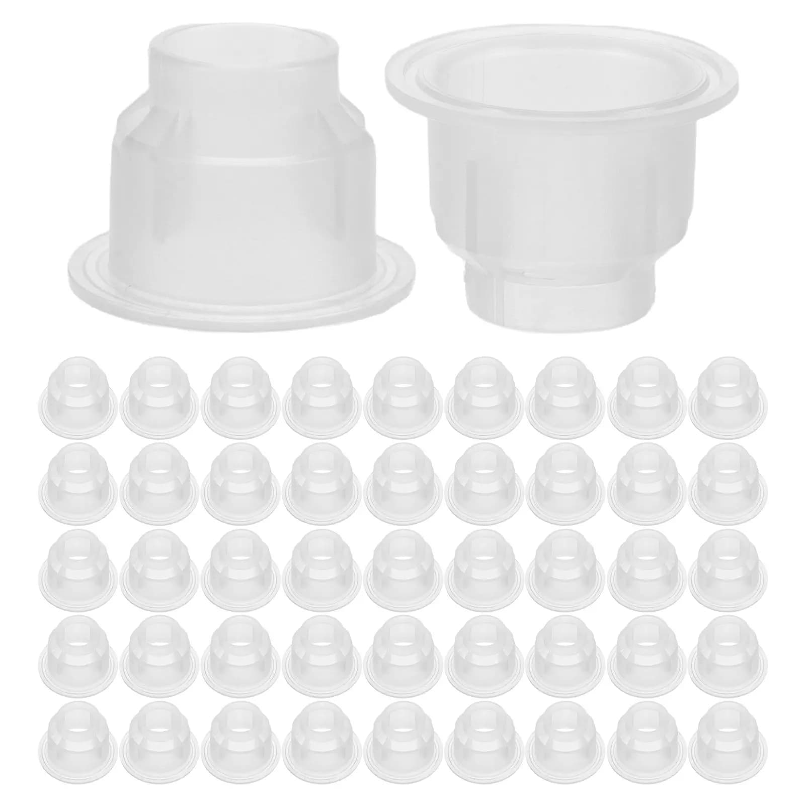 200 Tappi per Bottiglie Diffusori, Tappi per Bottiglie di Aromaterapia per Oli Essenziali, Coperchio Contagocce con Tappo Interno Trasparente per Auto, Casa, Ufficio