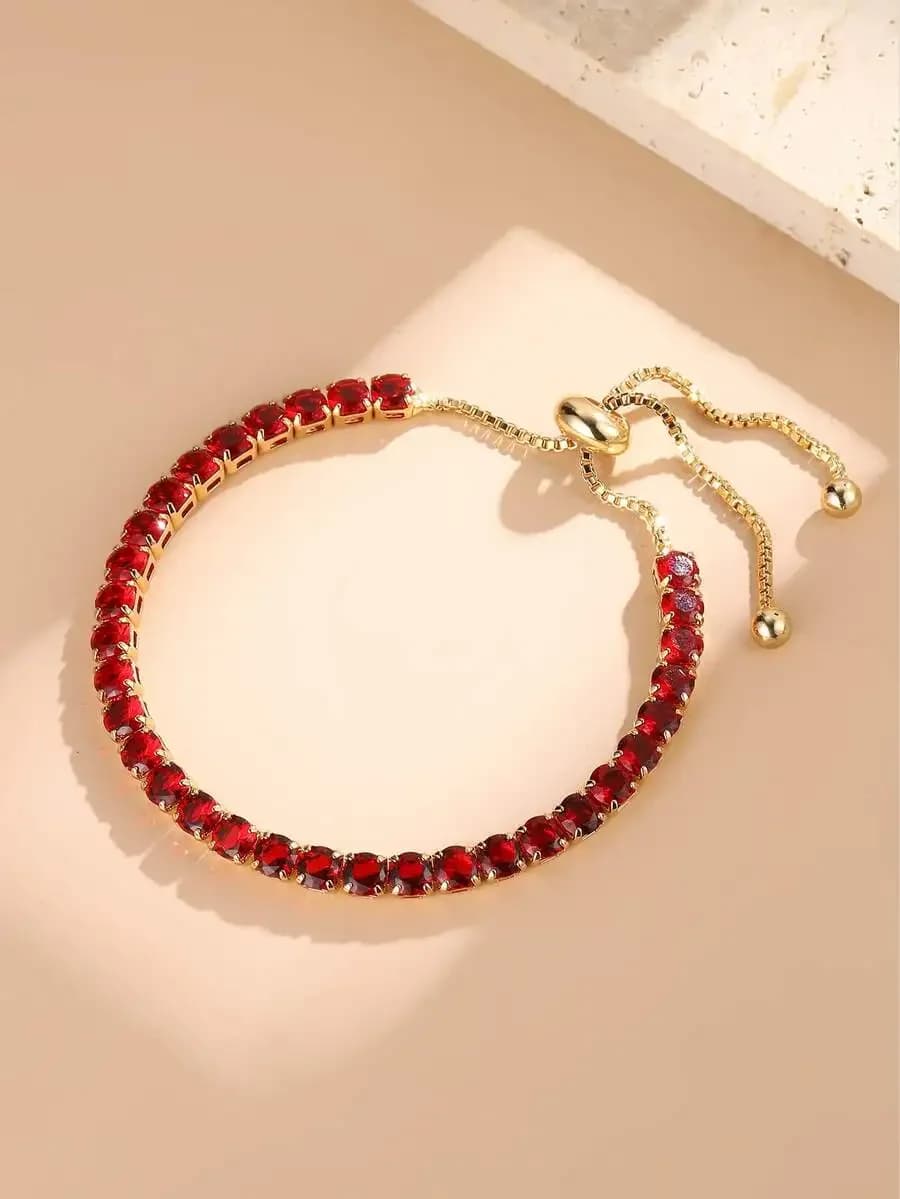 Rhinestone adorned bracelet with elegant sparkle and comfortable fit for everyday wear