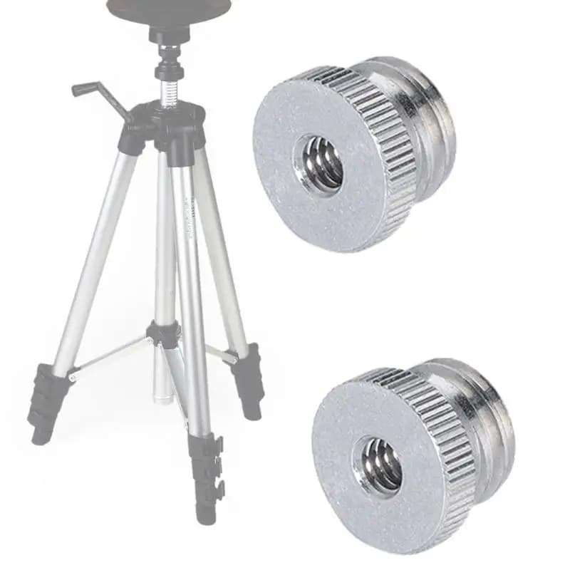 Y1UD 5/8" male to 1/4" female thread adapter for microphone support, camera monitor tripod/ microphone support
