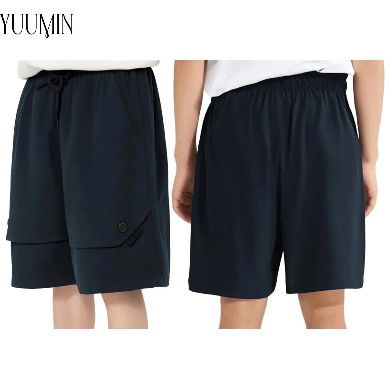 Ragazzi che corrono basket Moda Pantaloncini sportivi leggeri ad asciugatura rapida Pantaloncini sportivi con coulisse in vita elastica con tasche